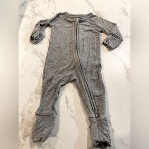 Little Sleepies Grey Newborn Zippy